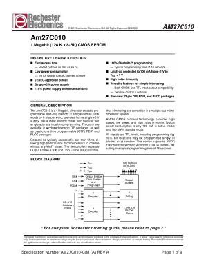 AM27C010-70PI Datasheet PDF Unspecified1