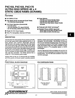 P4C170-12PC Datasheet PDF Unspecified2