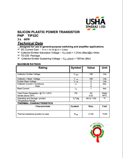 TIP32C Datasheet PDF Usha Ltd 