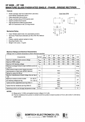 DF005M Datasheet PDF Vaishali Semiconductor
