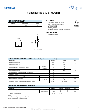 STU15L01 Datasheet PDF VBsemi Electronics Co.,Ltd