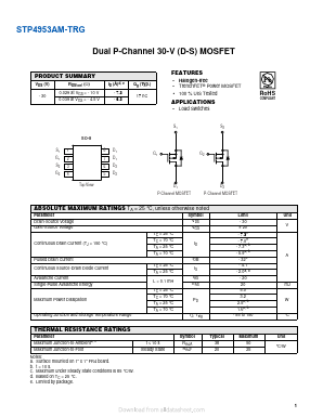 STP4953AM-TRG Datasheet PDF VBsemi Electronics Co.,Ltd
