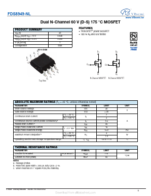 FDS8949-NL Datasheet PDF VBsemi Electronics Co.,Ltd