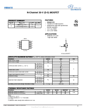HM4410 Datasheet PDF VBsemi Electronics Co.,Ltd