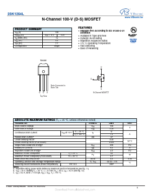 2SK1254L Datasheet PDF VBsemi Electronics Co.,Ltd
