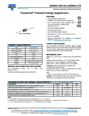 BZW04-145B Datasheet PDF Vishay Semiconductors