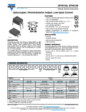 SFH618A Datasheet PDF Vishay Semiconductors