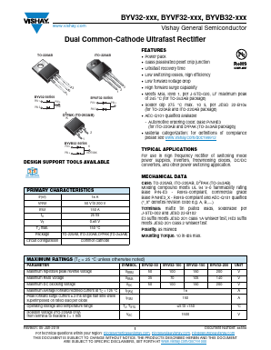 BYV32-100 Datasheet PDF Vishay Semiconductors