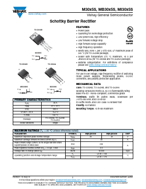 M3035S Datasheet PDF Vishay Semiconductors