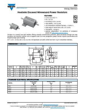 RH10 Datasheet PDF Vishay Semiconductors