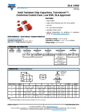 DLA14002 Datasheet PDF Vishay Semiconductors