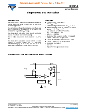 SI9241AEY-T1 Datasheet PDF Vishay Semiconductors