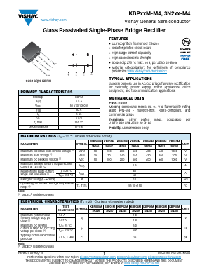 KBPXXM-M4 Datasheet PDF Vishay Semiconductors