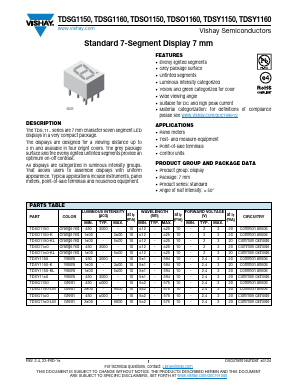 TDSY1150-KL Datasheet PDF Vishay Semiconductors