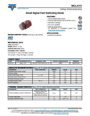 MCL4151-TR Datasheet PDF Vishay Semiconductors