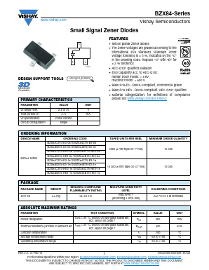 BZX84B10 Datasheet PDF Vishay Semiconductors