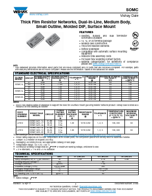 SOMC1401680KZRZ Datasheet PDF Vishay Semiconductors