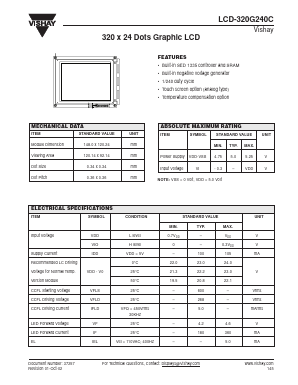 320G240C Datasheet PDF Vishay Semiconductors
