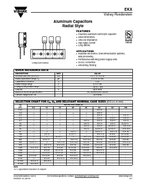 EKX Datasheet PDF Vishay Semiconductors