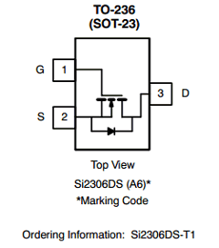 SI2306DS-T1 Datasheet PDF Vishay Semiconductors