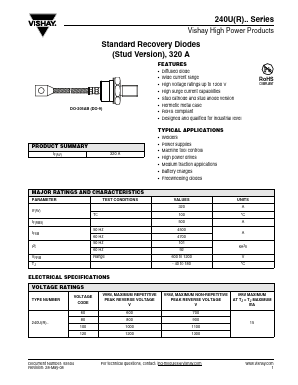 240UR60D Datasheet PDF Vishay Semiconductors