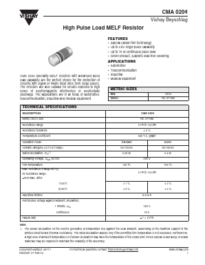 CMA0204 Datasheet PDF Vishay Semiconductors