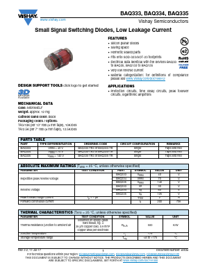 BAQ333-TR Datasheet PDF Vishay Semiconductors