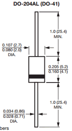 1N4942GPHE3 Datasheet PDF Vishay Semiconductors