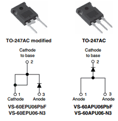 VS-60EPU06PBF Datasheet PDF Vishay Semiconductors
