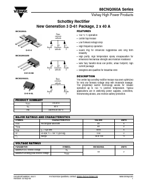 88CNQ060A Datasheet PDF Vishay Semiconductors