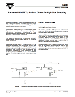 AN804 Datasheet PDF Vishay Semiconductors
