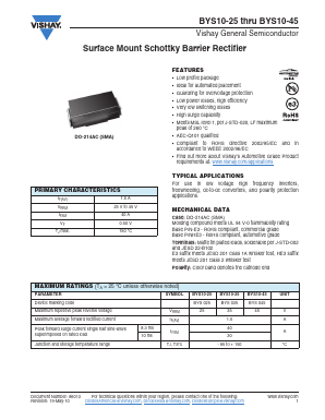 BYS10-45-E3/TR3 Datasheet PDF Vishay Semiconductors