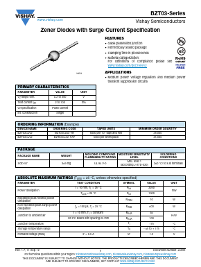 BZT03C16 Datasheet PDF Vishay Semiconductors