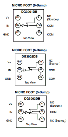 DG3001DB-T1-E1 Datasheet PDF Vishay Semiconductors