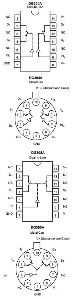 DG304A Datasheet PDF Vishay Semiconductors