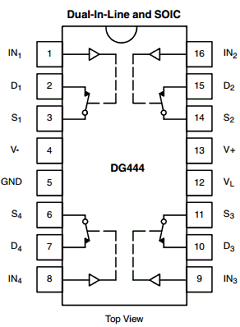 DG445 Datasheet PDF Vishay Semiconductors