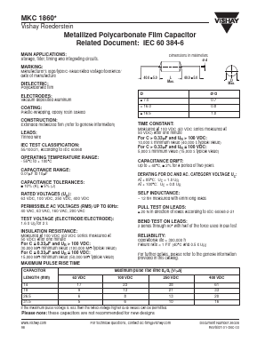 MKC1860 Datasheet PDF Vishay Semiconductors