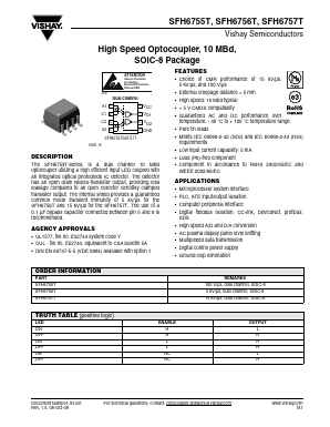 SFH6755T Datasheet PDF Vishay Semiconductors