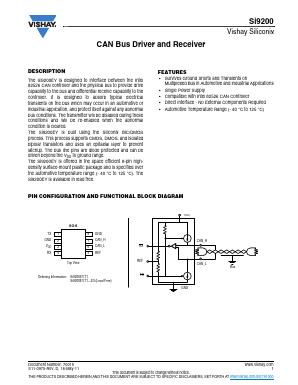 SI9200EY Datasheet PDF Vishay Semiconductors