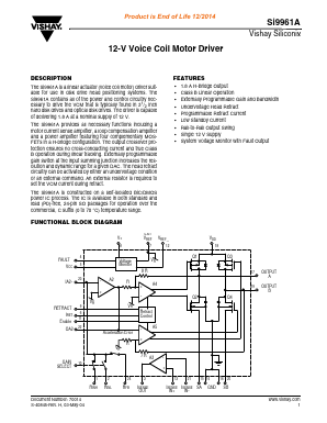 SI9961ACY Datasheet PDF Vishay Semiconductors