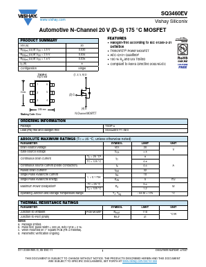 TSOP-6 Datasheet PDF Vishay Semiconductors