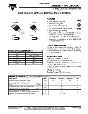 U30DCT Datasheet PDF Vishay Semiconductors