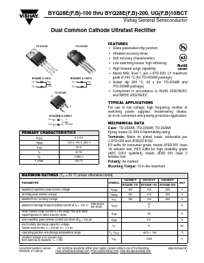 UGB10DCT-E3/45 Datasheet PDF Vishay Semiconductors