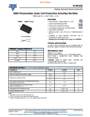 V10P45S-M3 Datasheet PDF Vishay Semiconductors