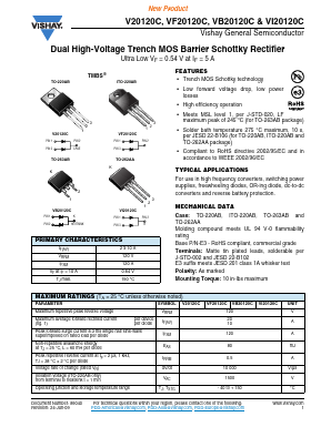 VF20120C Datasheet PDF Vishay Semiconductors