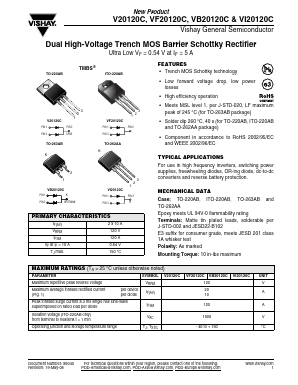 VF20120C Datasheet PDF Vishay Semiconductors