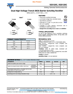 V20120CHM3 Datasheet PDF Vishay Semiconductors