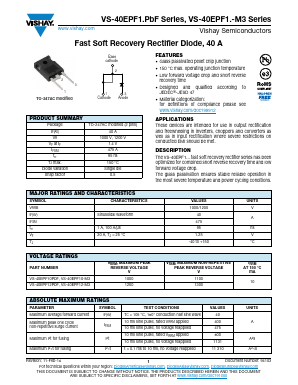 VS-40EPF1.-M3 Datasheet PDF Vishay Semiconductors