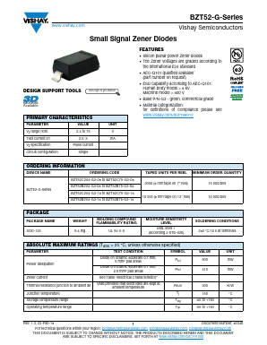 BZT52B2V4-G Datasheet PDF Vishay Semiconductors