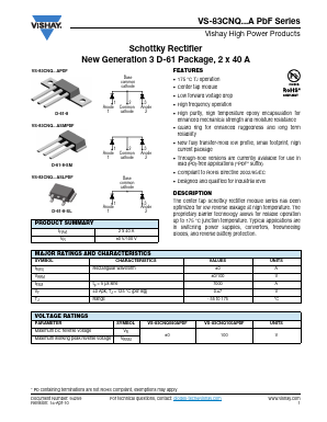 83CNQ100ASMPBF Datasheet PDF Vishay Semiconductors